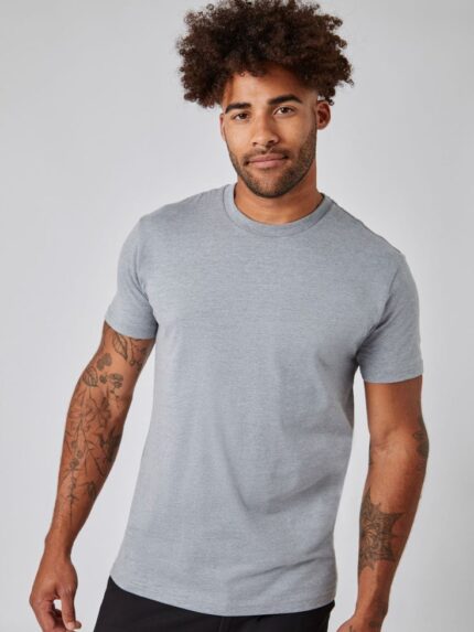 Heathered Crew Neck T-Shirt